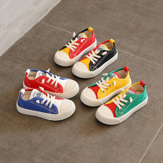 建议拍大一码 下单两双 第二双0元 男女童帆布鞋 单拍一双不发货 辣妈邦购