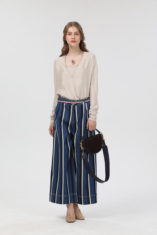 谜底商场同款20春新款珍珠石榴石两用短款锁骨链毛衣链女201JQ0552 商品图3