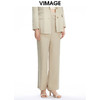 VIMAGE纬漫纪秋季新款修身显瘦百搭直筒西装裤子休闲裤V1605204裤子 商品缩略图4