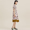 MIIDII/谜底连衣裙21夏新品棒球领花朵印花收腰长款裙212ML0791 商品缩略图2