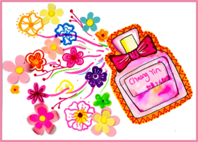 4-6岁综合创意画《香氛带来的治愈——香水》【自动发货：下单后，点击手机短信中收到的链接，即可获取文件下载的链接；如有任何问题，可添加客服微信hm33268获得帮助】
