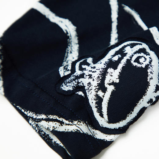 谜底童装21夏新款6分造型打底裤舒适艾草面料印花打底裤212KK1474 商品图3