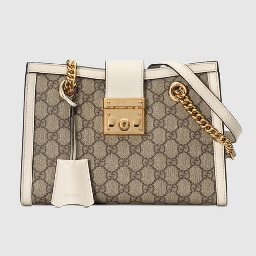 【一】GUCCI 古驰 女士Padlock系列GG小号单肩包 混色 498156 KHNKG 9761 商品图0