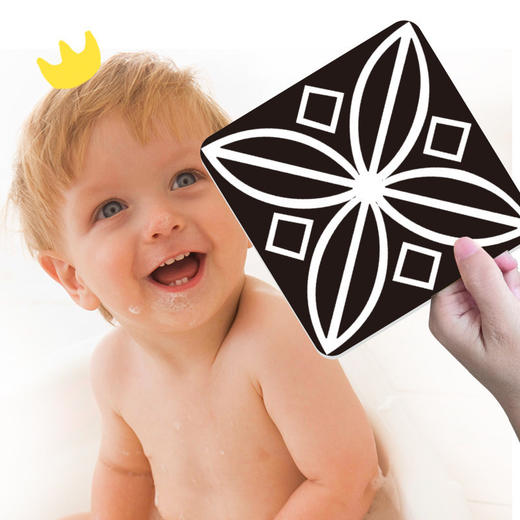 黑白卡片早教宝宝视觉激发闪卡新生0-3个月1岁宝宝彩色玩具 商品图2