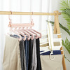 多功能裤架折叠魔术裤夹家用衣柜伸缩多层衣架挂裤子收纳挂架神器 商品缩略图1