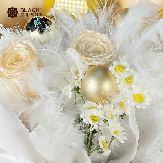 (兑换)【处女座· 香槟玫瑰永生花】天空之镜孕育而出的守护精灵 商品图3