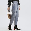 谜底萝卜牛仔裤2021秋季新款复古时尚宽松9分裤休闲裤女213MK1674 商品缩略图1