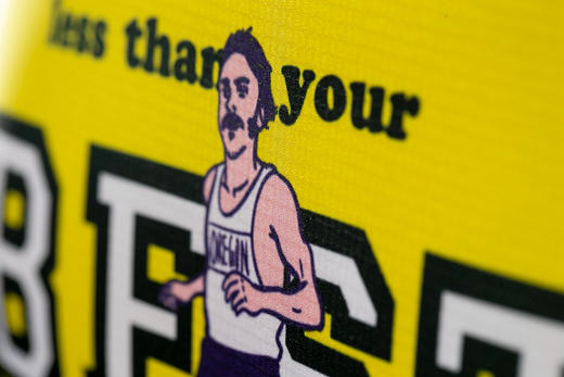 严素跑步TEE,天赋（黄）,男/女款,轻量 短袖T恤 速干快干 ,致敬,普利方丹,PRE，严素态度 商品图2