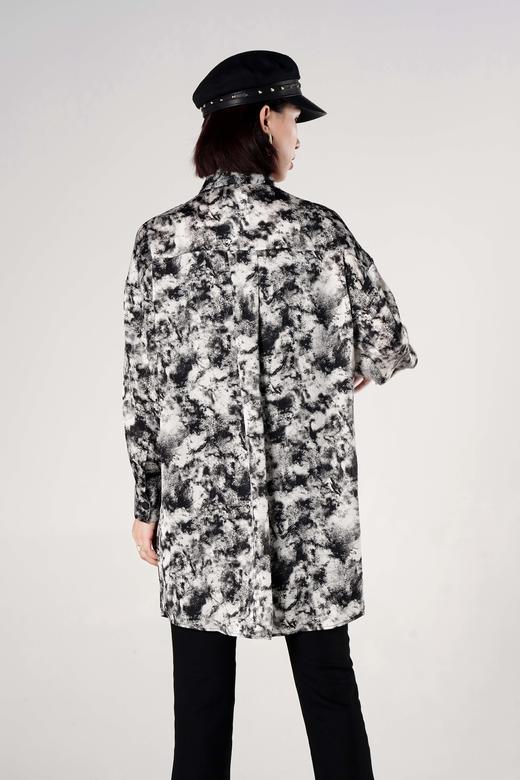 S6  臣禾 中国风水墨抽象印花衬衫K213022977  商品图4