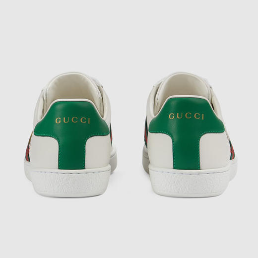 GUCCI 古驰 女士Ace系列女士猫咪图案休闲运动鞋 白色 630616 1XG60 9114 商品图2