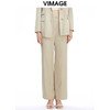 VIMAGE纬漫纪秋季新款修身显瘦百搭直筒西装裤子休闲裤V1605204裤子 商品缩略图5
