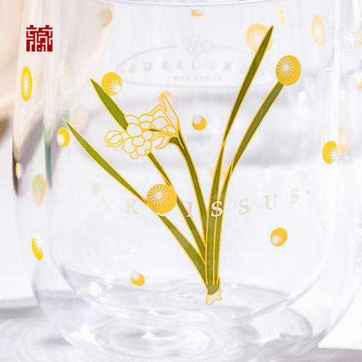 广东省博物馆百花图-花解语双层玻璃杯 商品图4