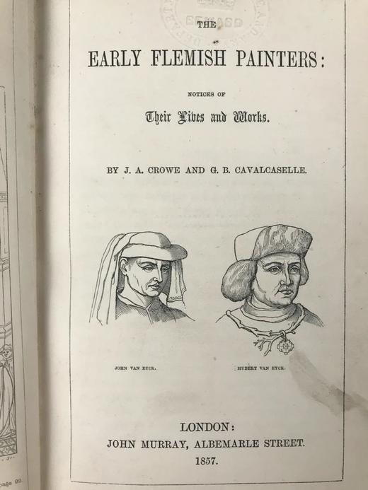 1857年 早期佛兰芒派画家 15页版画插图（含1幅展开图） 全真皮精装大32开 五层竹节背 环衬压花暗纹 商品图5