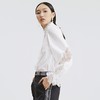 谜底长袖衬衫2021秋季新款纯棉拼接蕾丝合体上衣女213MC1727 商品缩略图1
