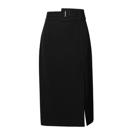 VIMAGE纬漫纪秋冬新款优雅时尚高腰开叉百搭半身裙包臀裙女V1606220 商品图3