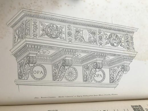 1862年 中世纪意大利雕塑与艺术的复兴 约20幅版画插图 真皮精装16开 商品图5