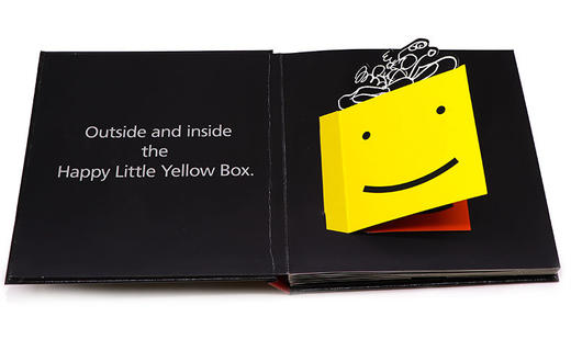 开心的小黄盒子 立体书 英文原版 The Happy Little Yellow Box 趣味操作翻翻反义词启蒙认知玩具书 英文版进口原版英语书籍 商品图1