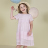 谜底童装20夏新款女童娃娃公主短袖连衣裙宝宝花边裙子202KL0722 商品缩略图3