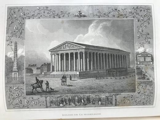 【法语】1853年 路易·菲利普统治时期巴黎史 41幅精美版画插图 皮装16开 商品图4