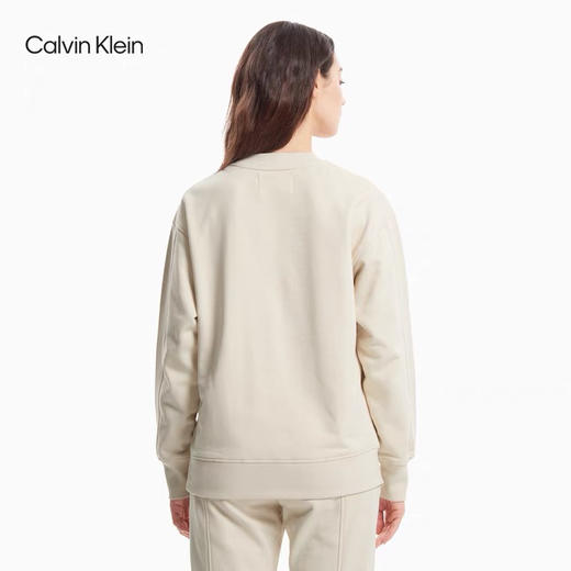 CK Jeans2021秋冬新款女装时尚LOGO刺绣宽松圆领套头卫衣J216531 商品图1