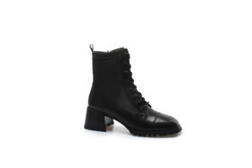 豪麟名鞋奥莱迪嘉女装胎牛皮革女靴DJSTO12WN203黑色  原价2660元