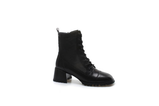豪麟名鞋奥莱迪嘉女装胎牛皮革女靴DJSTO12WN203黑色  原价2660元 商品图0