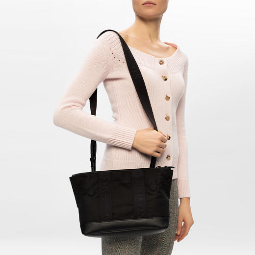 MCQ 麦昆 男女通用织物配皮单肩斜挎单肩包 黑色 646462 HUO1B 1000 商品图3