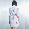 MIIDII/谜底21夏新品天丝棉花卉字母印花H型翻领连衣裙212ML0890 商品缩略图2