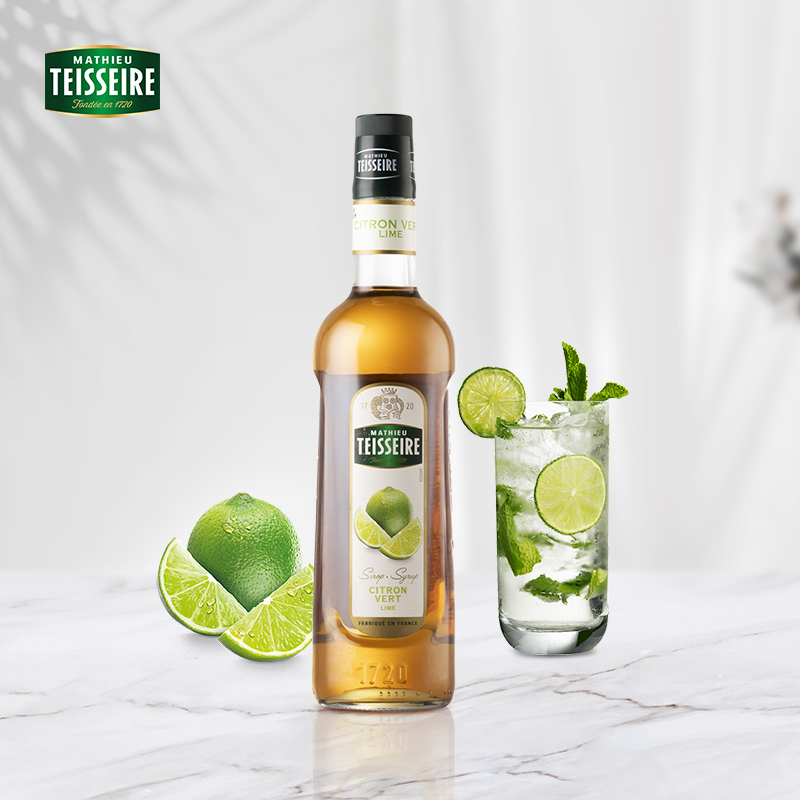【Teisseire糖浆】帝斯乐 青柠风味700ML/瓶  液体糖浆咖啡伴侣 奶茶 调酒