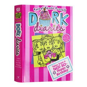 怪诞少女日记13 英文原版 Dork Diaries 13 女版小屁孩 朵拉日记 英文版儿童英语章节桥梁书 进口原版书籍