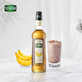 【Teisseire糖浆】帝斯乐 香蕉风味700ML/瓶  液体糖浆咖啡伴侣 奶茶 调酒