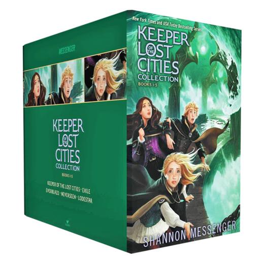 失落城市的守护者1-5套装英文原版儿童冒险小说 Keeper of the Lost Cities Collection Books 1-5 青少年读物 进口英语书籍 商品图1