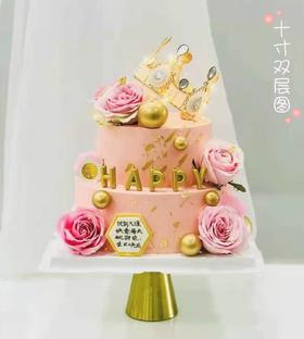 鲜花女神皇冠蛋糕