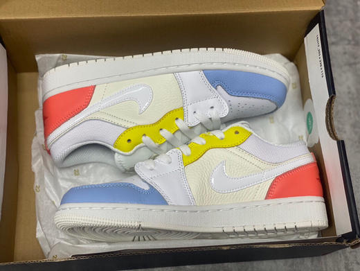 夏日特惠💰430 公司级 # Air Jordan 1 Low 彩色拼接DJ6909-100 商品图8