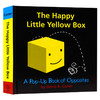 开心的小黄盒子 立体书 英文原版 The Happy Little Yellow Box 趣味操作翻翻反义词启蒙认知玩具书 英文版进口原版英语书籍 商品缩略图0