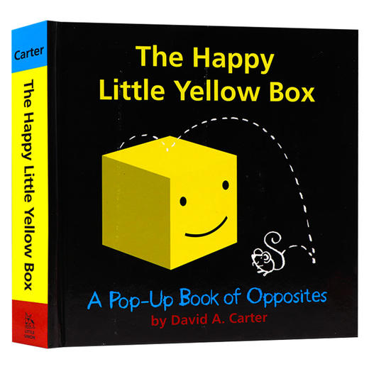 开心的小黄盒子 立体书 英文原版 The Happy Little Yellow Box 趣味操作翻翻反义词启蒙认知玩具书 英文版进口原版英语书籍 商品图0