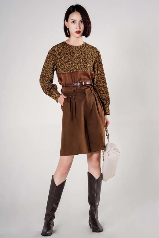 【S7】臣禾阔腿中短西裤K213030477 商品图5