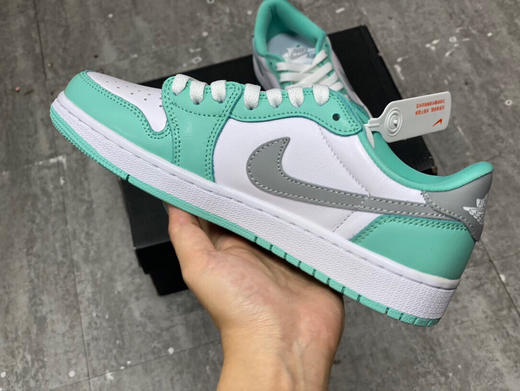夏日特惠💰430 Air Jordan1 LoW OG NeutralGrey 低帮AJ1薄荷绿灰色CZ0790-100 商品图5