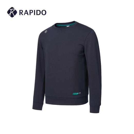 RAPIDO雳霹道2021秋季男士弹性撞色圆领套头长袖卫衣CN1741L365 商品图0