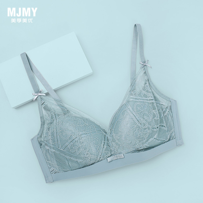 W153B06美季美优时尚蕾丝三角杯文胸
