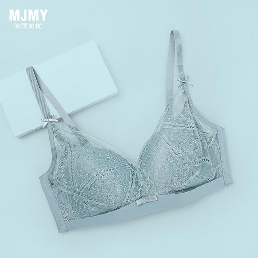 W153B06美季美优时尚蕾丝三角杯文胸 商品图0