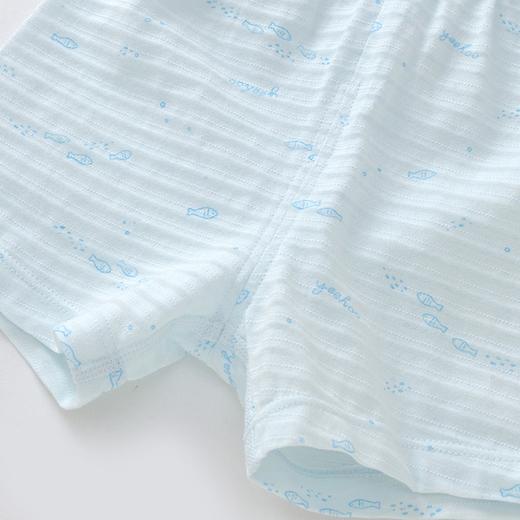 英氏-内衣类（夏）D0蓝薄提背短套 浅天蓝 商品图3