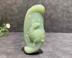 【御珠宫坊·传承系列】碧玉马挂件