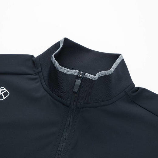 RAPIDO雳霹道2021春秋季男士撞色领口修身弹性休闲立领外套CN1676G02R 商品图2