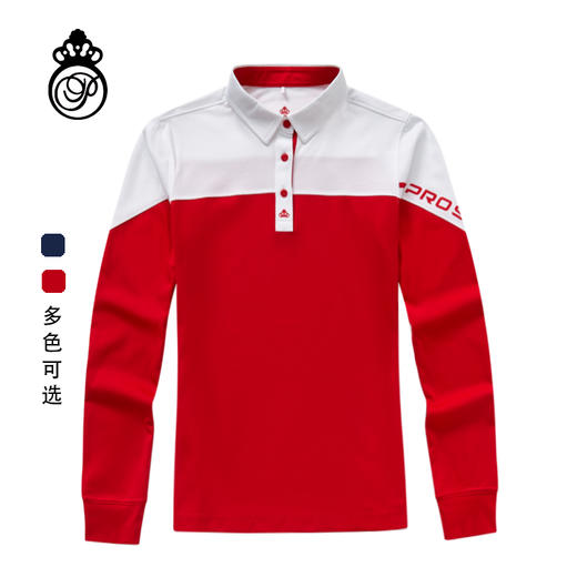 女士长袖POLO衫（BKW-031A） 商品图0
