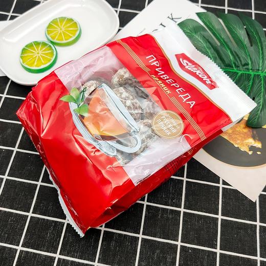 【中欧班列精选】俄罗斯进口斯拉贡新款巧克力味麦香味香蕉味光头饼零食450g/袋 商品图11