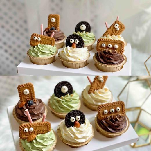 新派口味组合cupcake甜蜜下午茶，口感和颜值缺一不可的杯子蛋糕。 商品图0