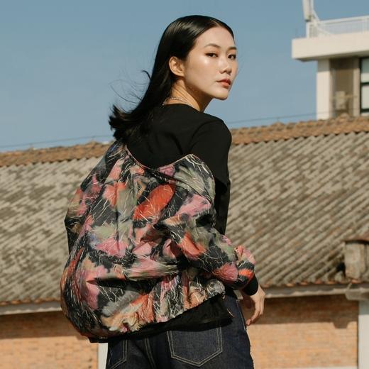 谜底2021秋季新款复古舒适轻薄抗皱免烫休闲外套防晒女213MW1813 商品图2