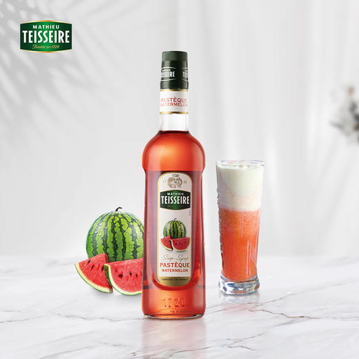 【Teisseire糖浆】帝斯乐 西瓜风味700ML/瓶  液体糖浆饮品伴侣 奶茶 调酒 商品图0