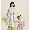 谜底童装21秋新款A型中长款连衣裙纯棉复古灯笼袖连衣裙213KL2279 商品缩略图3